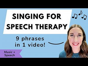 Music + Speech Mega Practice 🎶 | 9 Phrases for Aphasia & Apraxia of Speech | Speech Therapy at Home