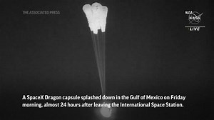 SpaceX capsule with 4 astronauts makes splashdown