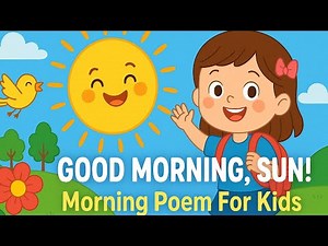 Good morning sun song | New Short poems for kids | Gig n learn with Gigloo