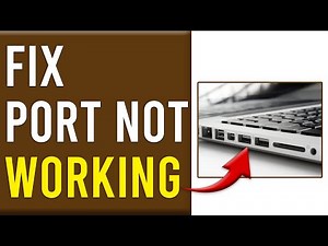 How To Fix Laptop Port Not Working (How To Troubleshoot Laptop Port That Won't Work)