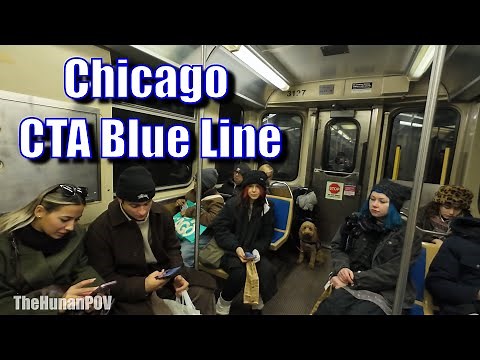 CTA Blue Line Ride - O'Hare International Airport to Downtown Chicago - December 2025 | 4K