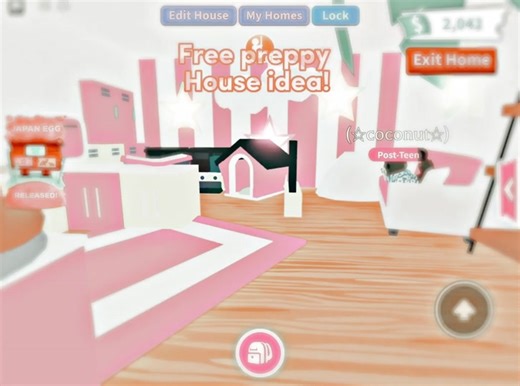 Preppy build in adopt me #fyp #fyp #preppy #build #adoptme my idea #tiny #house #preppy🌴🛍️✰