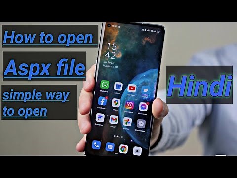 how to open #aspx file in #andriod very simple way to open aspx file ✓watch this video| shani vlogz