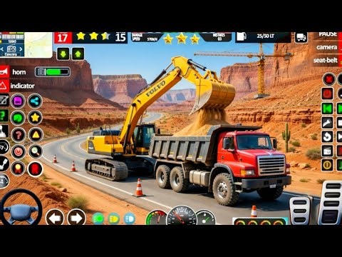 Modern Excavator JCB Driving Simulator 3D | New Road Construction Games Android Gameplay