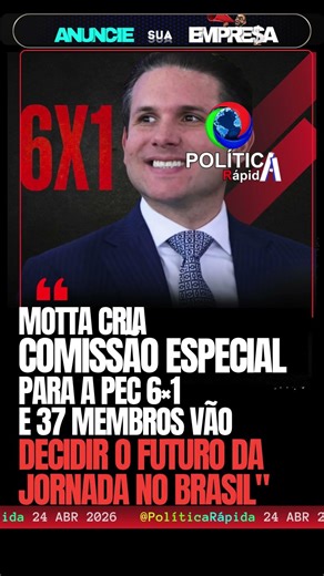 🚨 PEC 6x1: HUGO MOTTA DÁ O PRÓXIMO PASSO NA CÂMARA! ⚖️🛠️