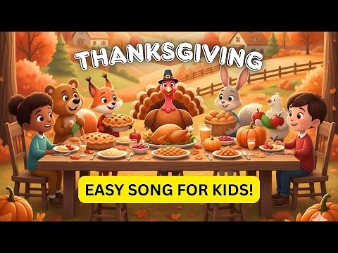 Easy Thanksgiving song for kids! #thanksgiving