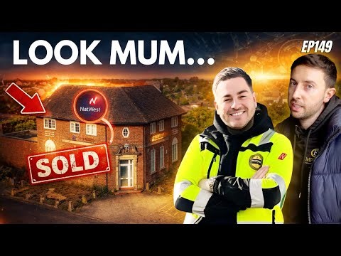 I can’t believe it…WE’VE BOUGHT A BANK!!