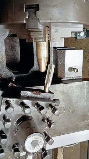 Machining Threaded Knife Handle on Lathe Machine