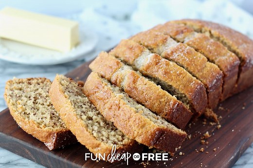 Grandma's Famous Banana Bread Recipe - Fun Cheap or Free