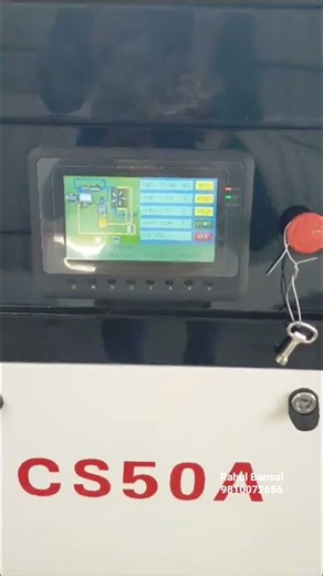 50 HP Screw Compressor with Air Dryer and Receiver #industry #compressor #screwcompressor #machine