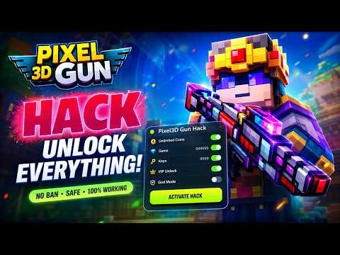 Pixel Gun 3D Hack 2026 - Mod Menu - Free Gems + Unlock All PC 🎮 TOP (2026)