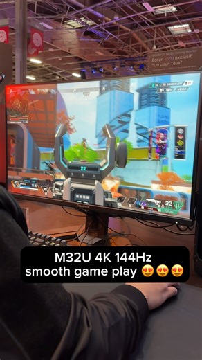 7.9K views · 34 reactions | Different monitor sizes, different gaming experiences ✨ #GIGABYTE #AORUS #PGW2023 #gamingmonitor #monitor #pcgaming #4K #M32U | AORUS | Facebook