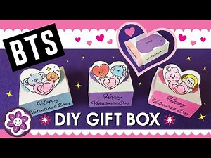 BTS BT21 DIY Gift Box | Jewelry Box | 선물상자 [HappyTime21 해피타임21]