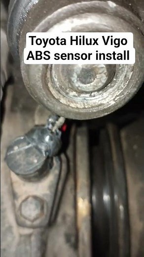 Toyota Hilux Vigo ABS Sensor Installation & Testing