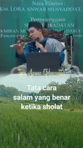 The correct way to greet when praying
