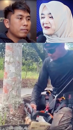 693K views · 19K reactions | Abangnya Sudah Jago Motong Kayu #reaction #funny #working | Lya React | Facebook