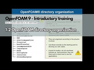 1.2 Module 1 | Introduction to OpenFOAM - OpenFOAM 101 #openfoamtraining