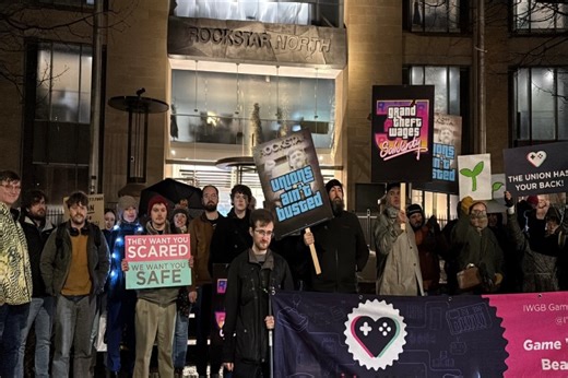 Second Edinburgh protest over Rockstar games ‘union busting’ - Midlothian View
