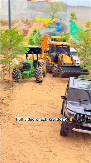 Jcb with John Deere , Scorpio, G-wagon 🔥🔥in jungle 😱