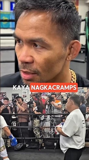 🔥FINALLY! Manny Pacquiao Leg Cramp Problem SOLVED After 20 Years!😳 #MannyPacquiao #Boxing