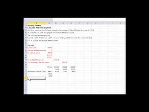 Practice Set - Allowance for Bad Debts Adjustment
