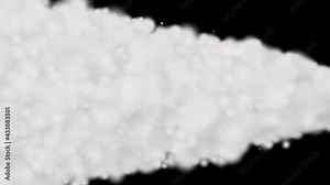 Smoke entry screen and fill frame. Smoke effect filling the screen. Smoke video transitions. special effect for video editing: effect, animation, texture, footage, preset.