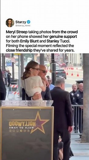MERYL STREEP SUPPORTS EMILY BLUNT
