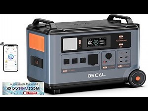 OSCAL PowerMax 6000 Solar Generator 3600Wh LFP Battery Power Station Expandable