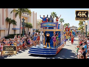 Star Parade at Warner Bros. Movie World: DC Heroes & Looney Tunes Extravaganza! Gold Coast | 4K