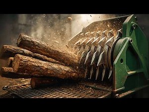 Dangerous Fastest Tree Shredder and Wood Chipper machines | Monster Stump Removal Excavator #72