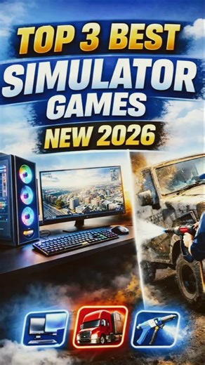 Top 3 Best Simulator Games 2026 😱🔥| Most Realistic Simulation Games #simulatorgame #vehiclesimulator