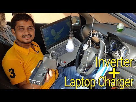 Car inverter laptop charger | vantro car power inverter 200 watt with 4 USB and 2 AC socket
