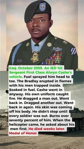 1 Soldier Ran Into a Burning Vehicle Three Times to Save His Men #history #militaryeverything #ww2