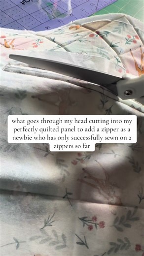 Sewing Zippers: A Newbie's Inner Struggles and Triumphs