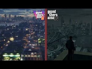 GTA 6 Trailer 1 vs GTA 4 | Graphics Comparison