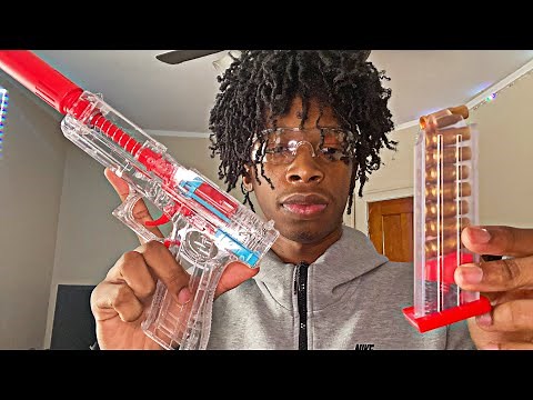 Rubber Bullet Glock Pistol! |Shell Ejecting Glock Gun REVIEW!