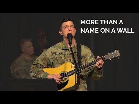 The U.S. Army Band "Country Roads" performs "More Than a Name on a Wall"