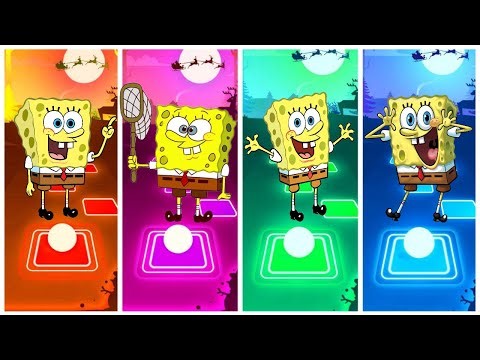 Sandy Cheeks Exe 🆚 Plankton Exe 🆚 Spongebob Exe 🆚 Spongebob 🎶 Tiles Hop