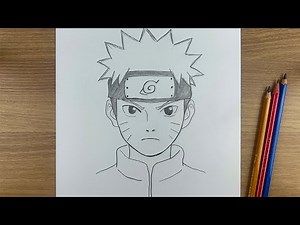 Wie zeichnet man Naruto Uzumaki für anfänger - Zeichnen lernen anime