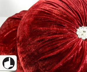 DIY Cushion - Round Pleated Pillow