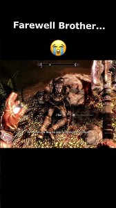 Farewell Brother...😭 #skyrim #elderscrolls #shorts