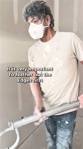 This is how you sand with an electric sander #sandingdrywall #taper #drywall