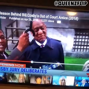 Man loses it watching Bill Cosby 'bug out' after leaving court
