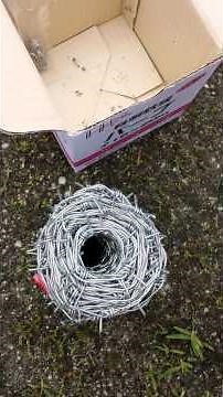 有刺鉄線の張り方