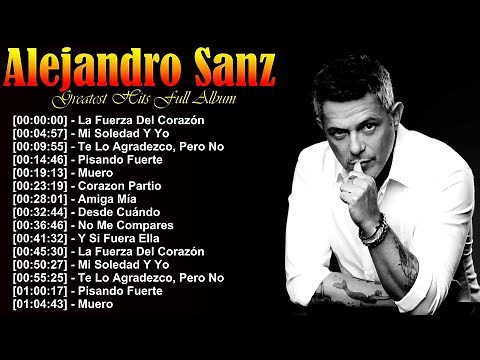 The best of Alejandro Sanz greatest hits, Amiga Mía, Cuando Nadie Me Ve full album collection
