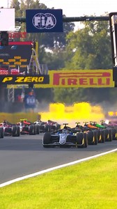 A harmonious race start at Monza 🏎️🎶 #F2 #Formula2 #ItalianGP | FIA Formula 2