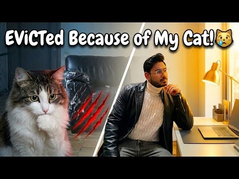 Evicted from Apartment Because of My Cat 😓! || New Flat Shift in Russia 🇷🇺 | Roshan Rawat Vlogs.