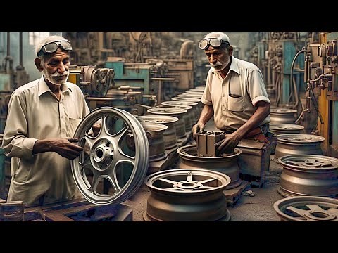 Unbelievable Power Casting Process of Modern Car Alloy Wheels– Factory Tour
