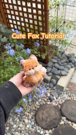DIY cute fox tutorial 🦊｜ easy pipe cleaner craft