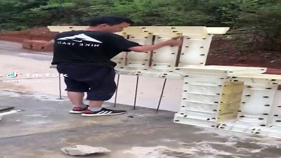 1 meter 5 gourd plus 1 large column, integrated cast molding, rural villa balcony guardrail mold, safe, affordable and can be used repeatedly, #Manufacturer Direct